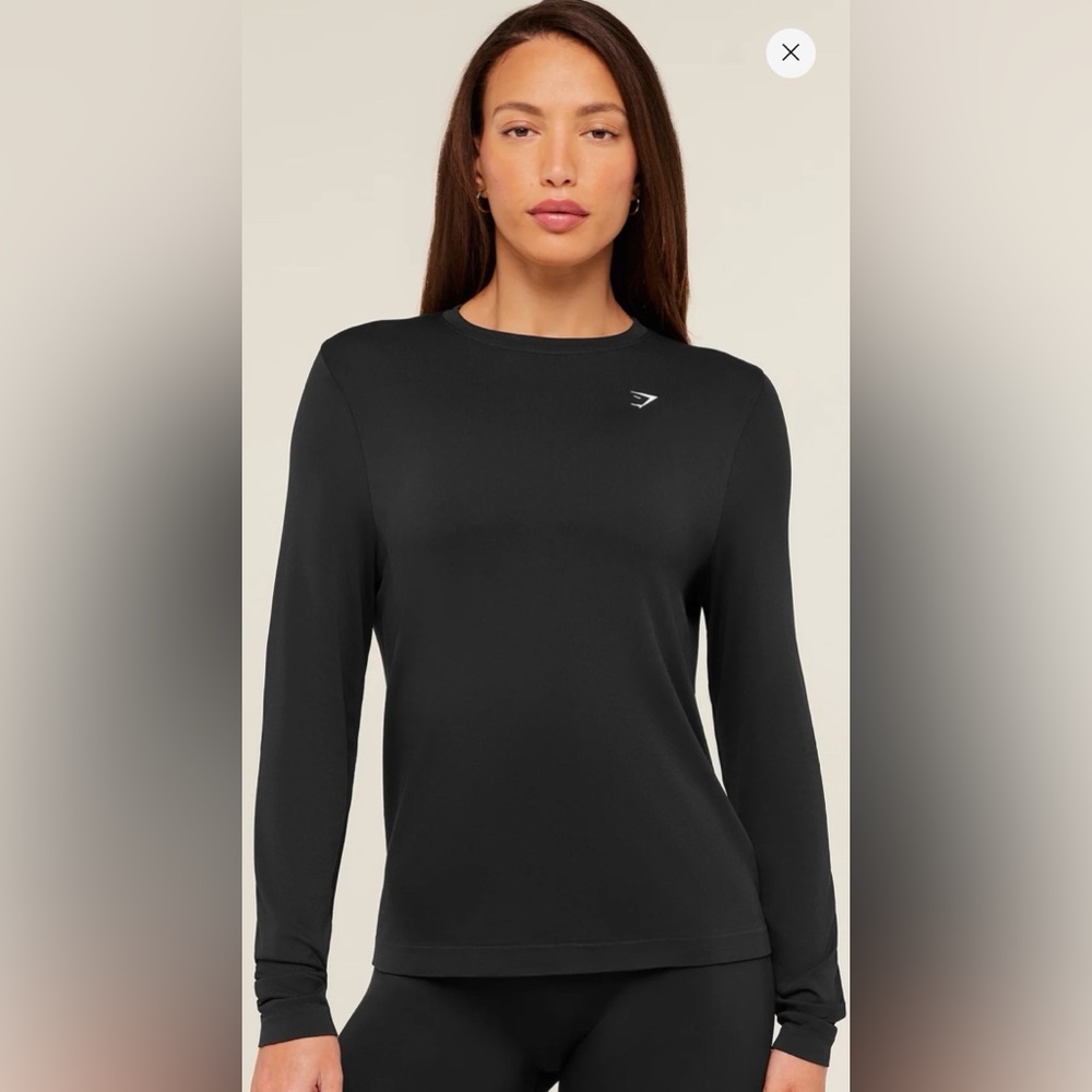 Gymshark Black Long Sleeve Tee